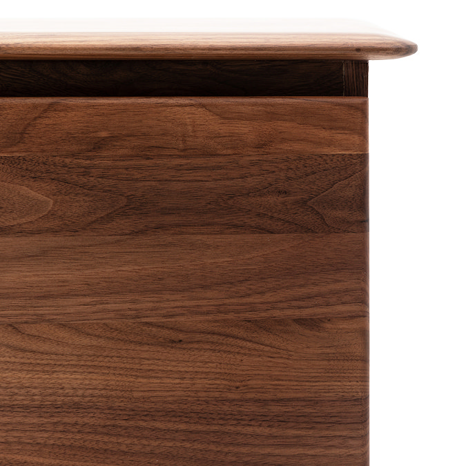 Paris walnut 2 door sideboard image