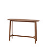 paris walnut console table image