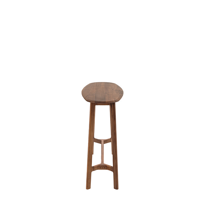 paris walnut console table image