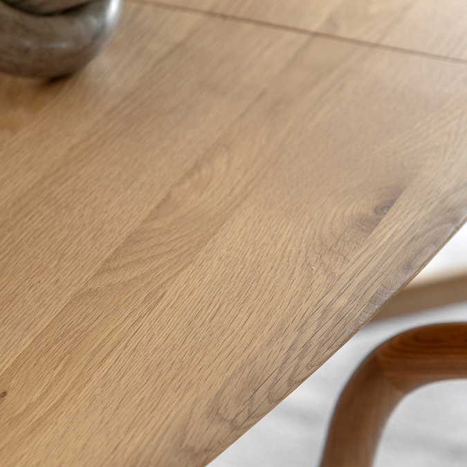 Paris extending oak dining table image