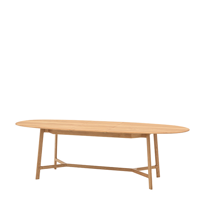 Paris extending oak dining table image