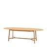 Paris extending oak dining table image