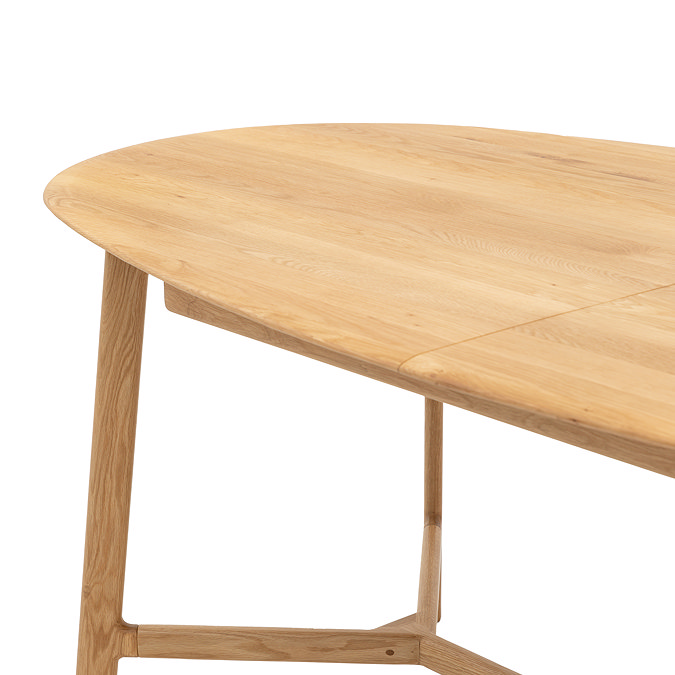 Paris extending oak dining table image