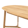 Paris extending oak dining table image