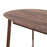 paris walnut extendable dining table image