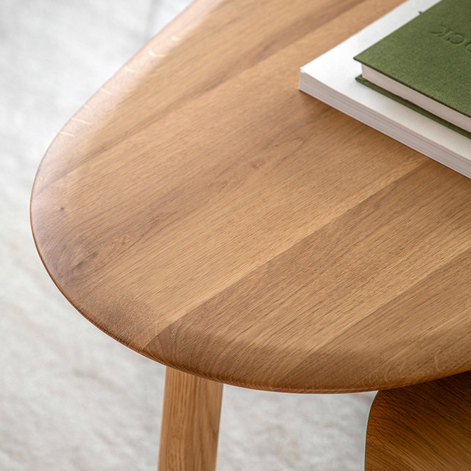 Paris Nest of 2 Coffee Tables in Oak image
