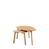 Paris Nest of 2 Coffee Tables in Oak image