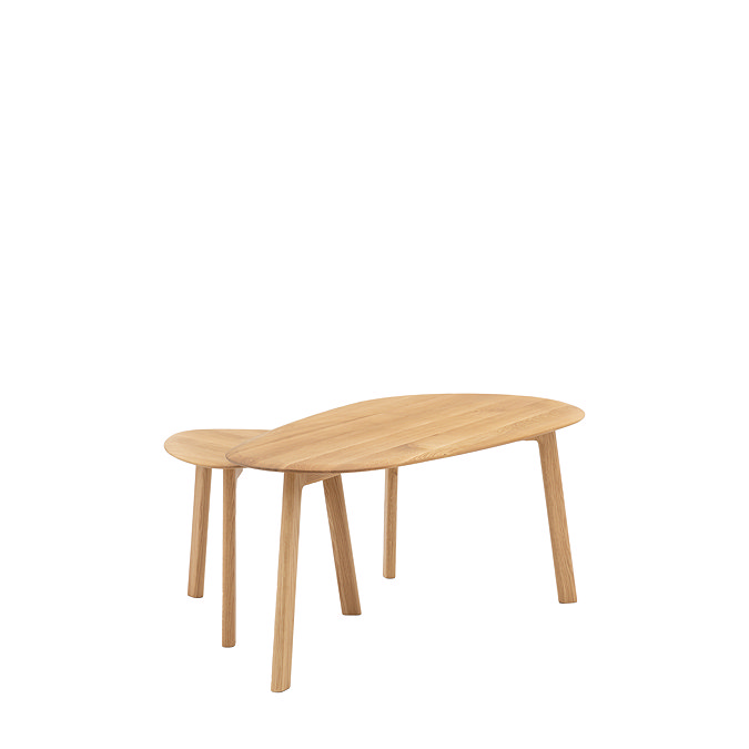 Paris Nest of 2 Coffee Tables in Oak image