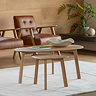 Paris Nest of 2 Coffee Tables in Oak image