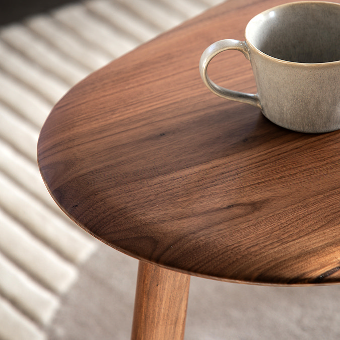 Paris Walnut nest of 2 coffee tables image