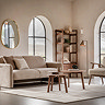 Paris Walnut nest of 2 coffee tables image