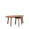 Paris Walnut nest of 2 coffee tables image