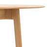 Paris oak oval dining table image