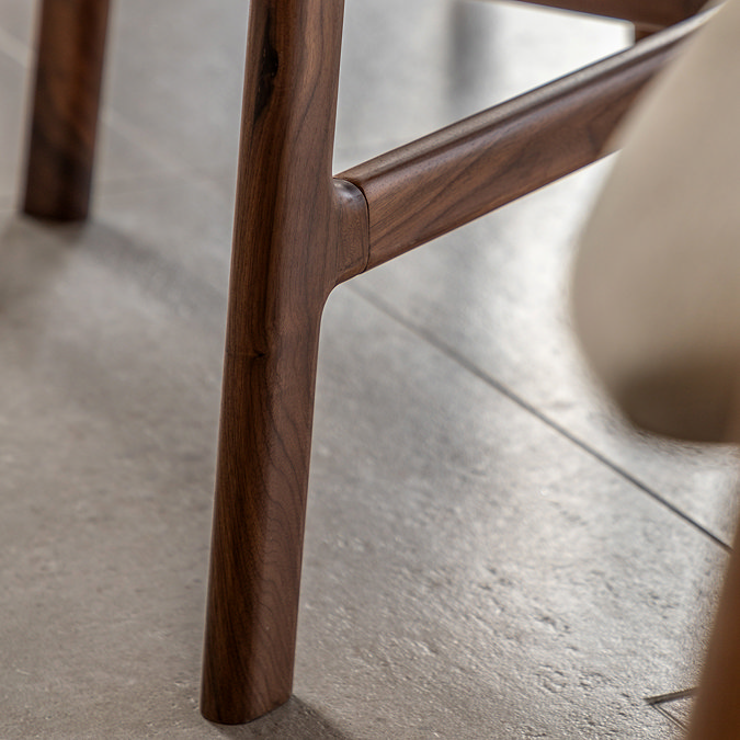 Paris walnut dining table image