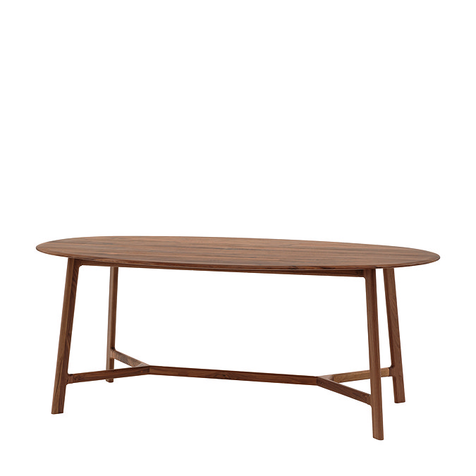 Paris walnut dining table image