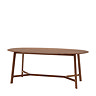 Paris walnut dining table image