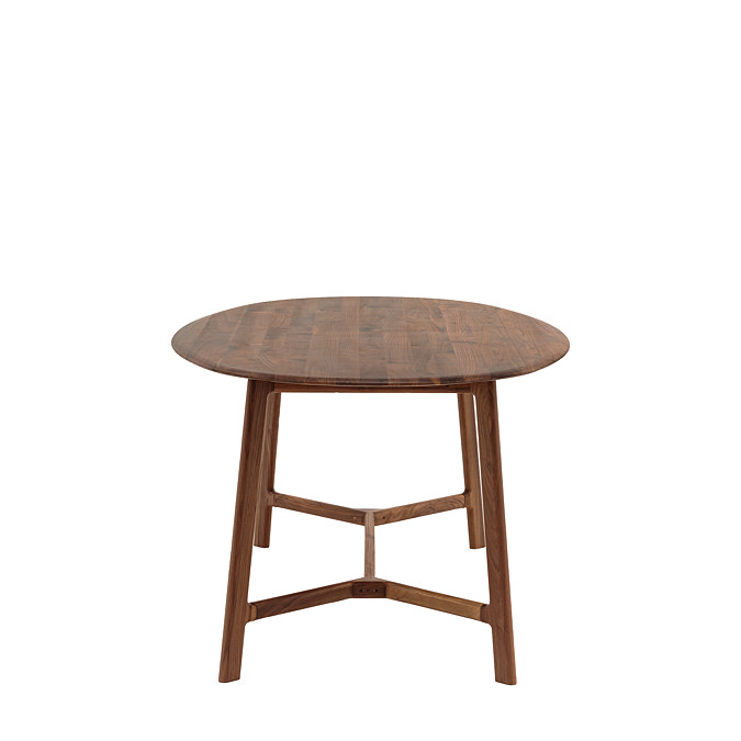 Paris walnut dining table image