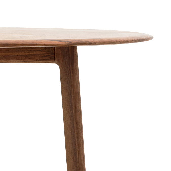 Paris walnut dining table image