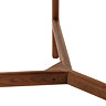 Paris walnut dining table image