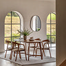 Paris walnut dining table image