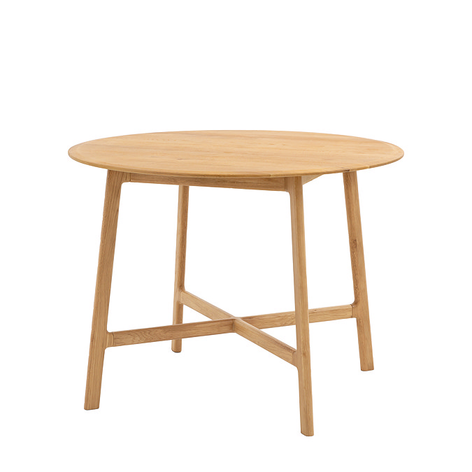 Paris Round Dining Table image oak