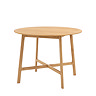Paris Round Dining Table image oak