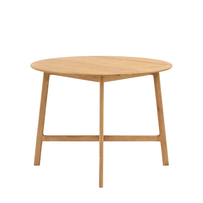 Paris Round Dining Table image oak