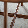 Paris round dining table in walnut image