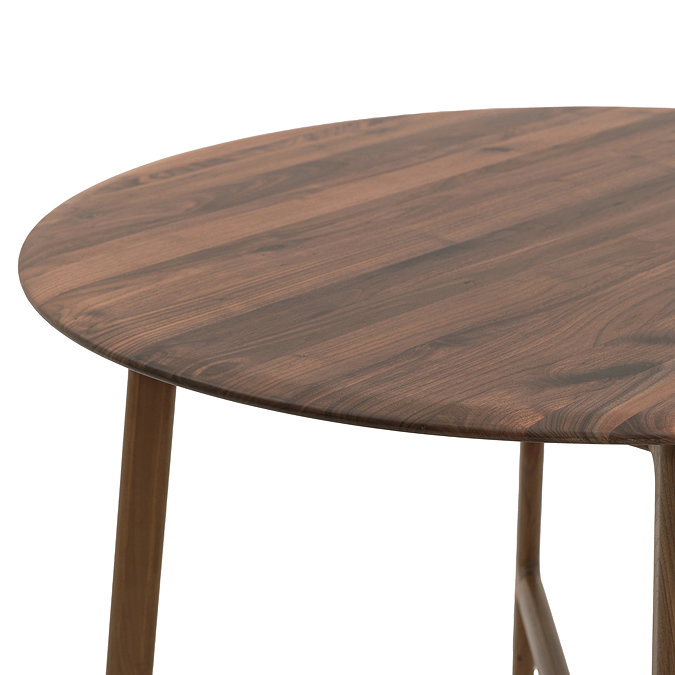 Paris round dining table in walnut image