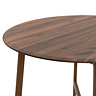 Paris round dining table in walnut image