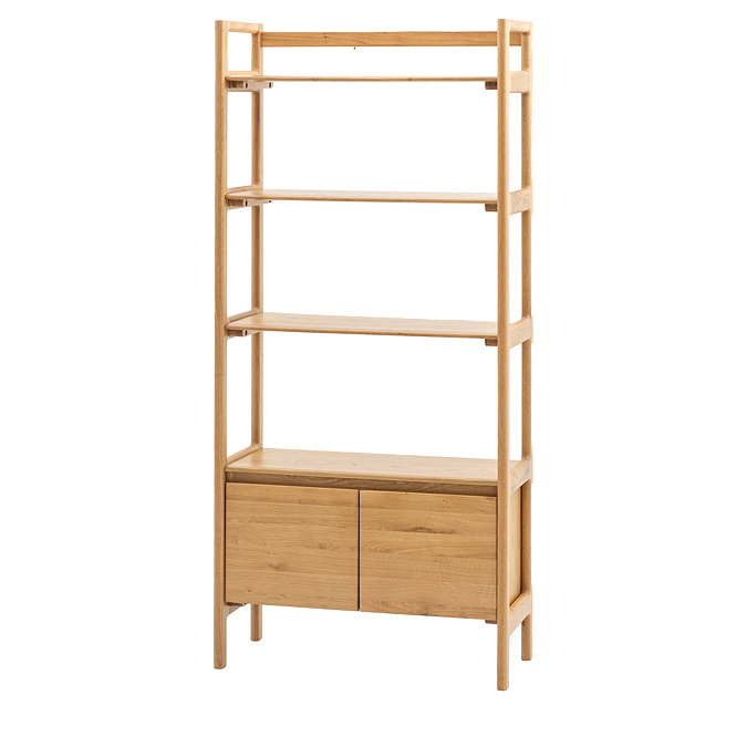 paris oak shelving unit image