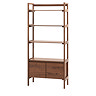 paris walnut shelving unit image