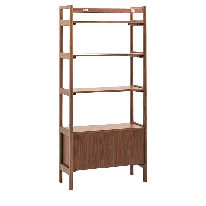 paris walnut shelving unit image