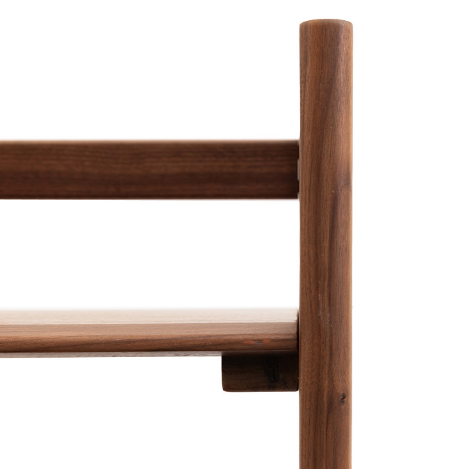 paris walnut shelving unit image