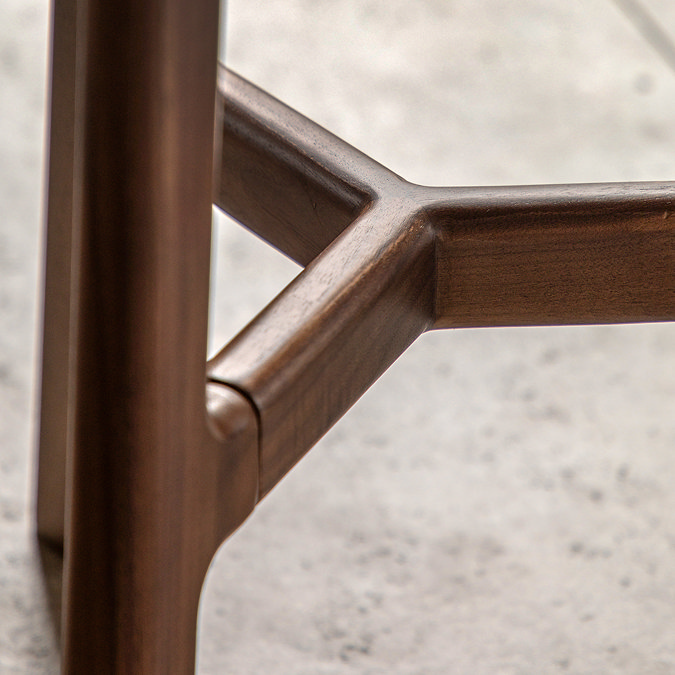 paris walnut side table image