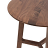 paris walnut side table image