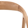 paris upholstered dining chair pair image in oak
