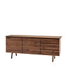 Paris 2 door 3 drawer sideboard walnut image