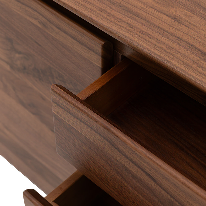 Paris 2 door 3 drawer sideboard walnut image