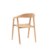 paris oak wooden dining chair image