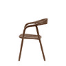 paris walnut dining chairs wooden image