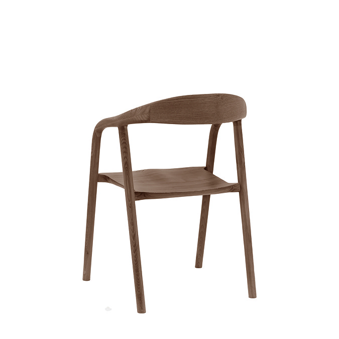 paris walnut dining chairs wooden image