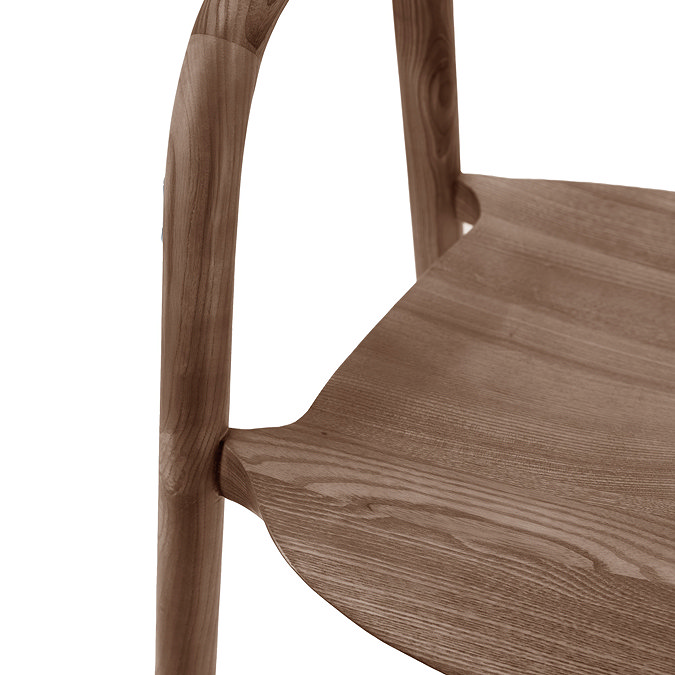 paris walnut dining chairs wooden image