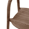 paris walnut dining chairs wooden image
