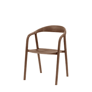 paris walnut dining chairs wooden image