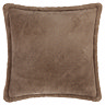 Pascoe Faux Fur Cushion Mocha Cut Out Front View