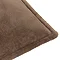 Pascoe Faux Fur Cushion Mocha Cut Out Corner
