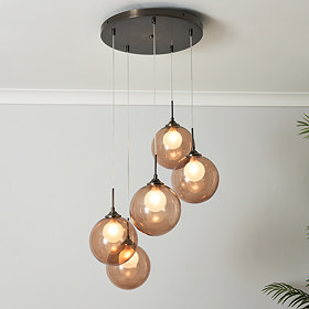Patrice Cluster Ceiling Light - Mink main image