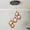 Patrice Cluster Ceiling Light - Mink main image