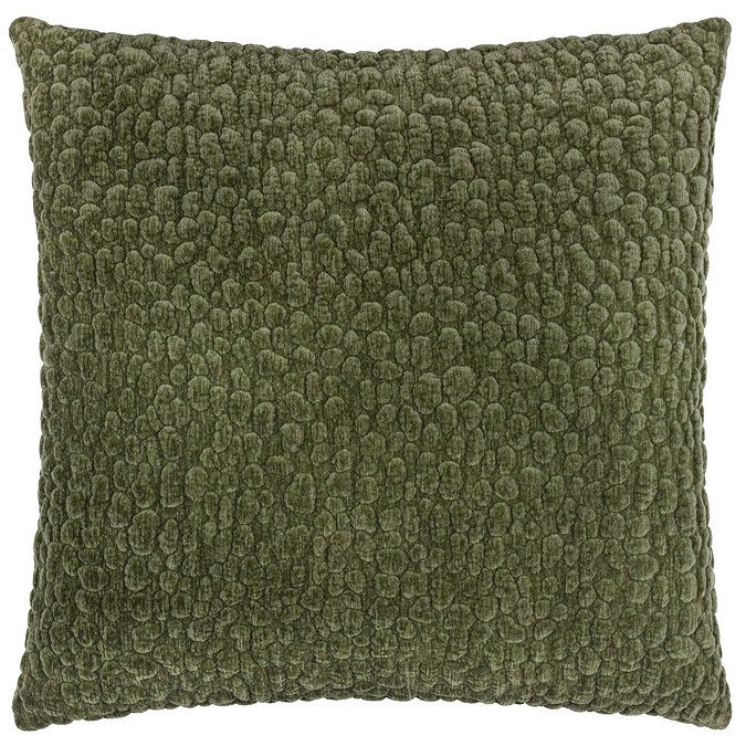 Pebble cushion 45x45cm in lichen